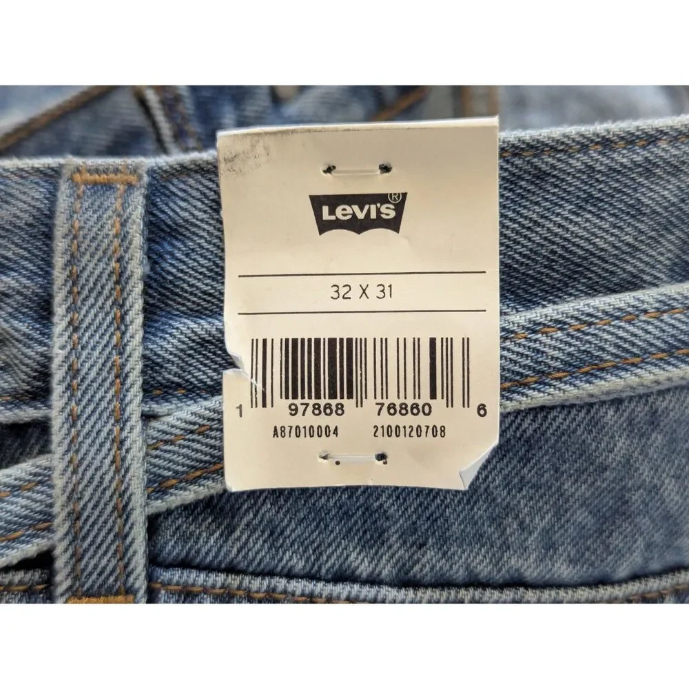 NWT Levi's Premium XL Baggy Straight Women's Jeans Medium Wash 32x31 - Picture 7 of 9